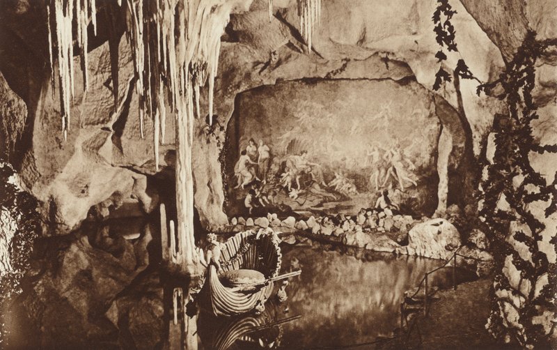 La Grotte Bleue, près du château de Linderhof du roi de Bavière - Otto Ballerstedt