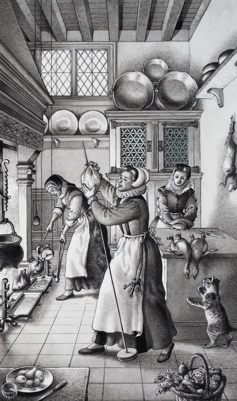 Cuisine du 16e siècle - Pat (1907-95) Nicolle