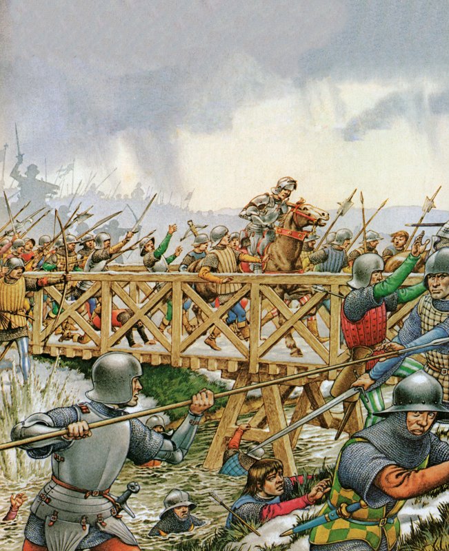 La bataille de Towton - Pat (1907 95) Nicolle
