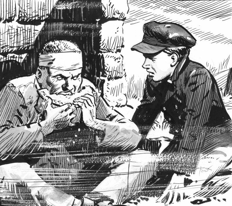 Illustration pour Les grandes espérances de Charles Dickens (plume et encre) - Pat (1907 95) Nicolle