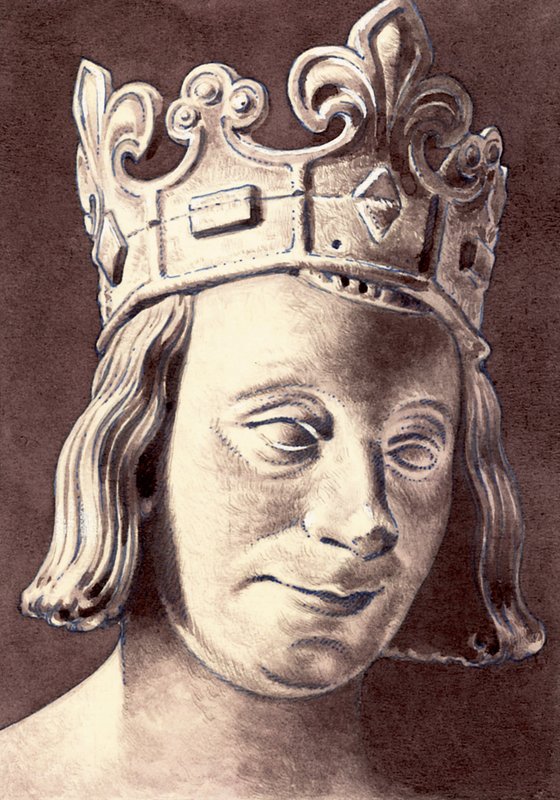 Portrait de Charles V de France - Pat (1907 95) Nicolle