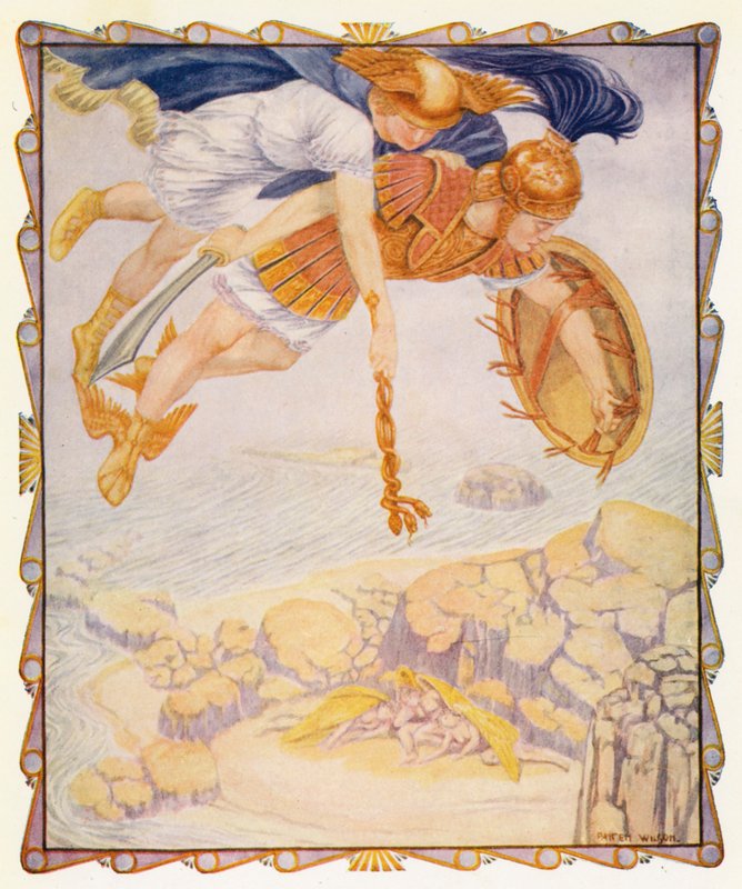 Persée voit les Gorgones - Patten (after) Wilson