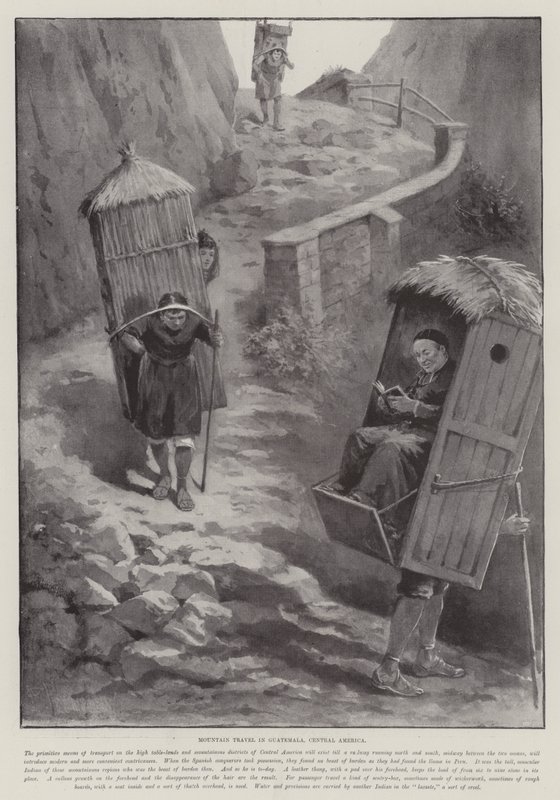 Voyage en montagne au Guatemala, Amérique centrale - Paul Frenzeny