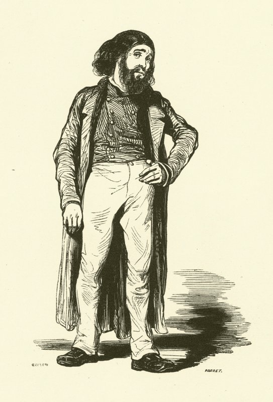 Le modèle - Paul after Gavarni