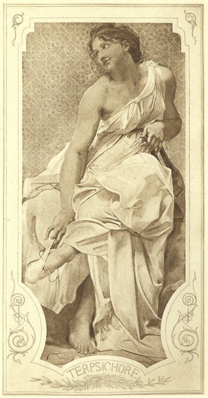 Terpsichore, Muse de la danse chorale (photogravure) - Paul Baudry