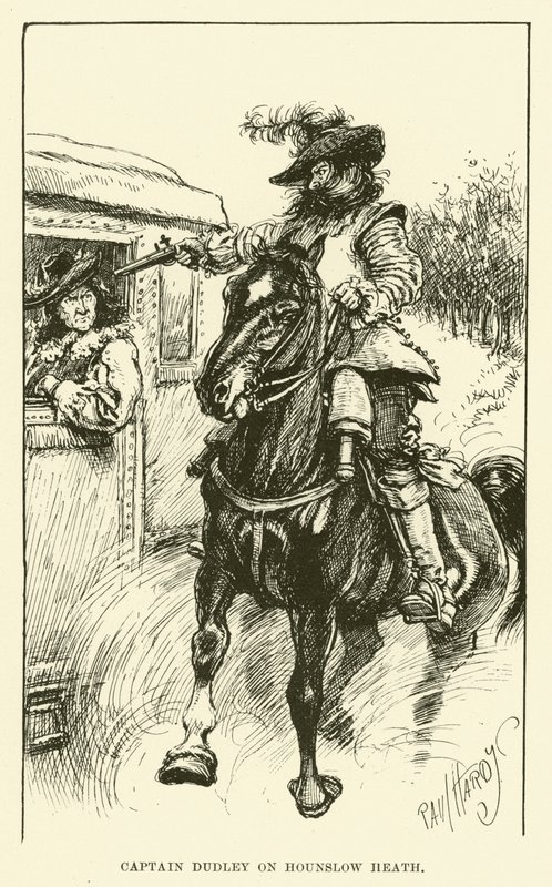 Capitaine Dudley sur Hounslow Heath (gravure) - Paul Hardy