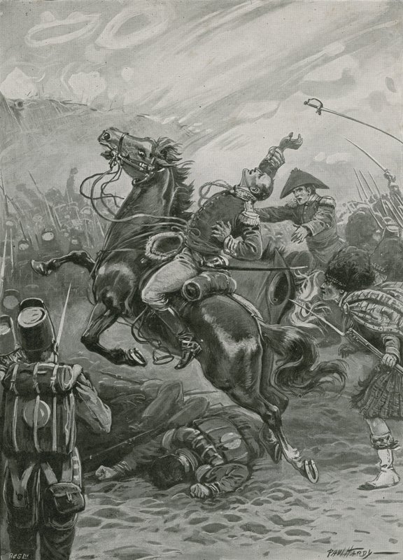 Mort de Sir Edward Pakenham à la bataille de la Nouvelle-Orléans, 1814 - Paul Hardy
