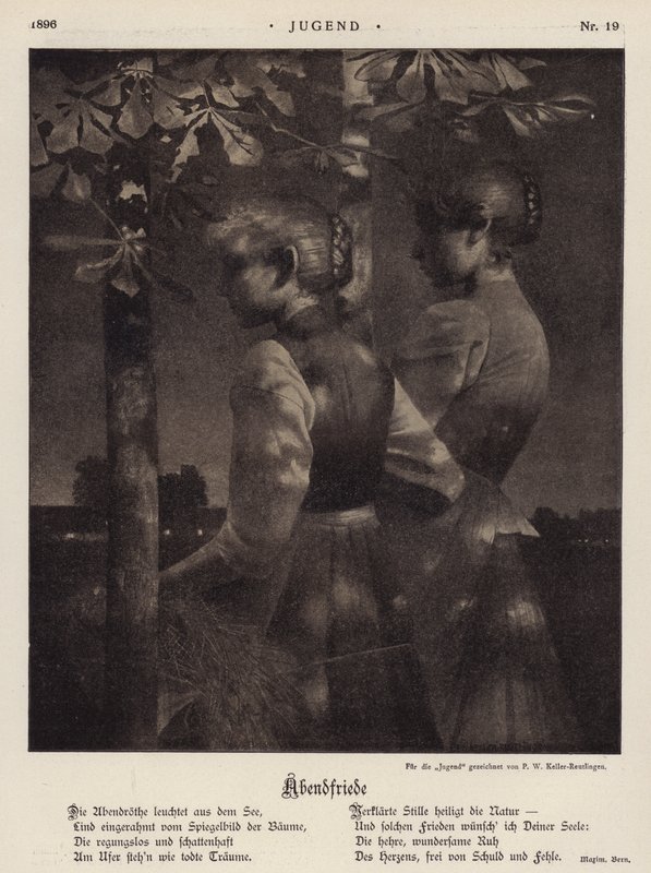 Paix du Soir - Paul Wilhelm Keller Reutlingen