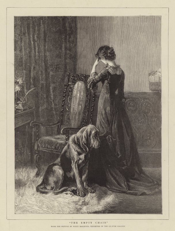 La chaise vide - Percy Macquoid