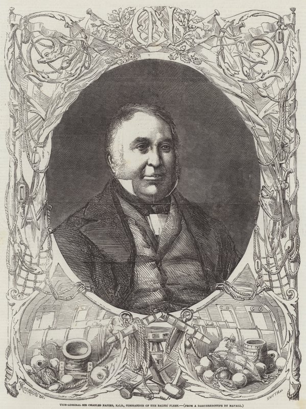 Vice-amiral Sir Charles Napier, KCB, commandant de la flotte de la Baltique - Percy Macquoid