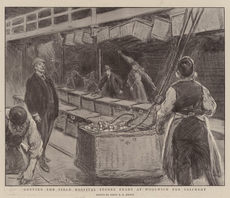 Préparation des magasins de l