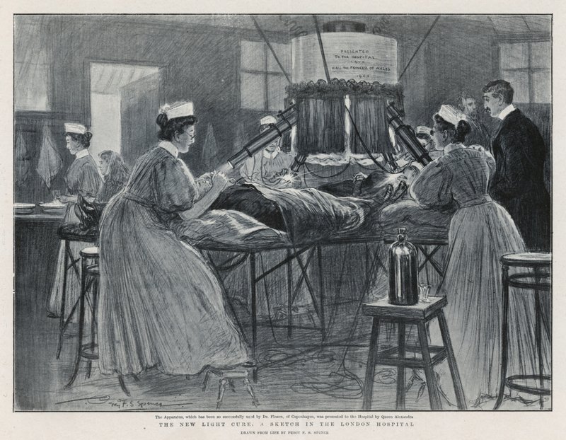 La nouvelle cure de lumière : une esquisse à l