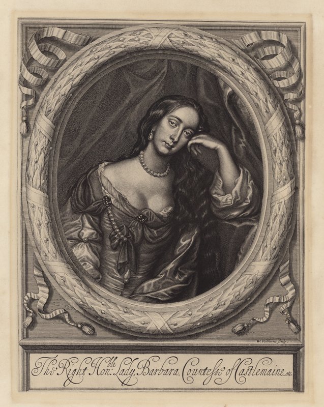 Barbara Villiers, comtesse de Castlemaine, maîtresse du roi Charles II - Peter (after) Lely