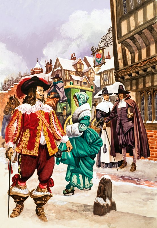Cavalier dans le Londres du XVIIe siècle - Peter Jackson