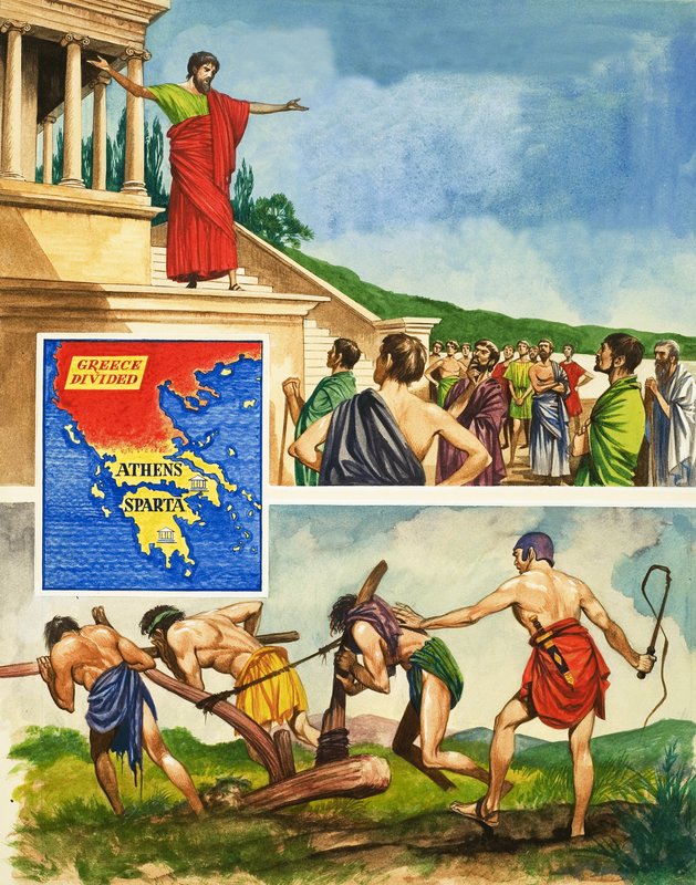 Rivalité et guerre entre Athènes et Sparte - Peter Jackson