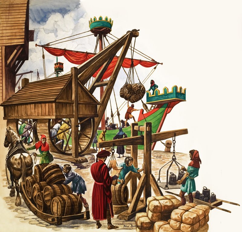 La Merveilleuse Histoire de la Grande-Bretagne : Premiers navires et ports de mer - Peter Jackson