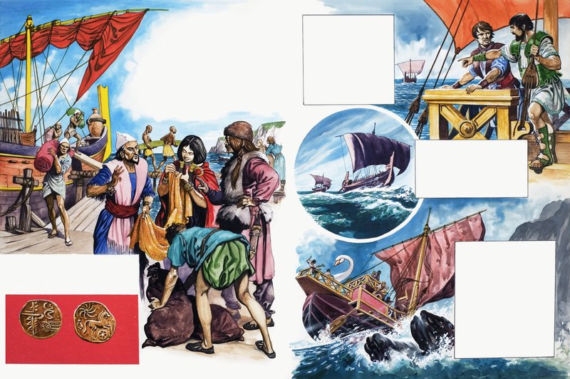 La Merveilleuse Histoire de la Grande-Bretagne : Les Premiers Commerçants - Peter Jackson