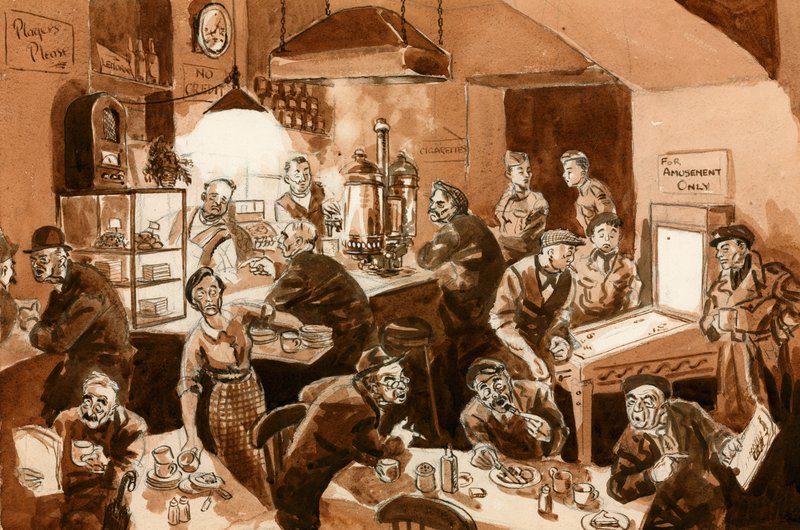 Café des ouvriers pendant la Seconde Guerre mondiale - Peter Jackson