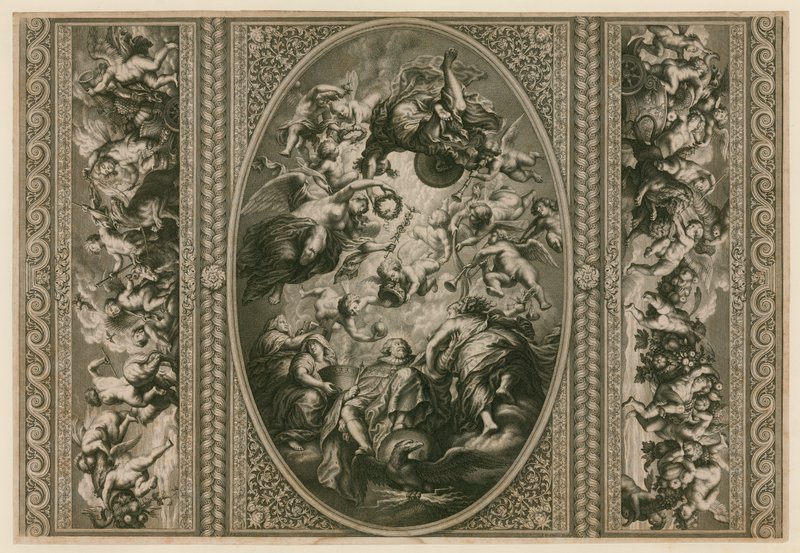 Plafond de la salle de banquet à Whitehall - Peter Paul Rubens