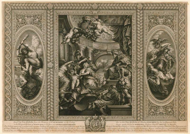 Plafond de la salle de banquet à Whitehall - Peter Paul Rubens
