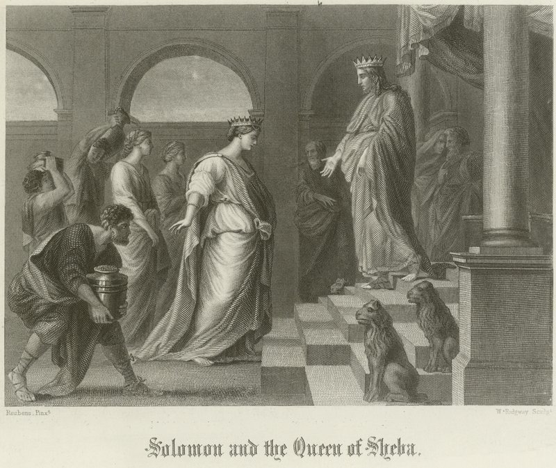 Salomon et la reine de Saba - Peter Paul Rubens