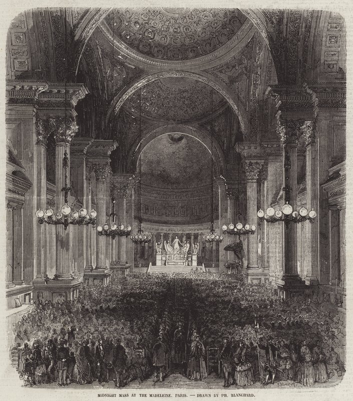 Messe de minuit à la Madeleine, Paris - Pharamond Blanchard