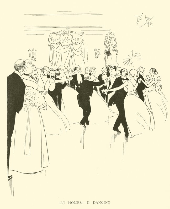 Caricature de Phil May, des années 1890 - Phil May