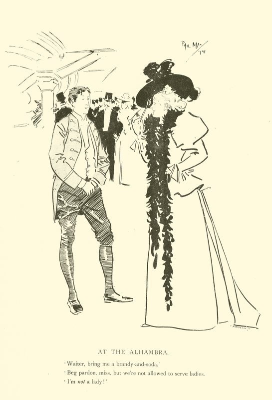 Caricature de Phil May, des années 1890 - Phil May