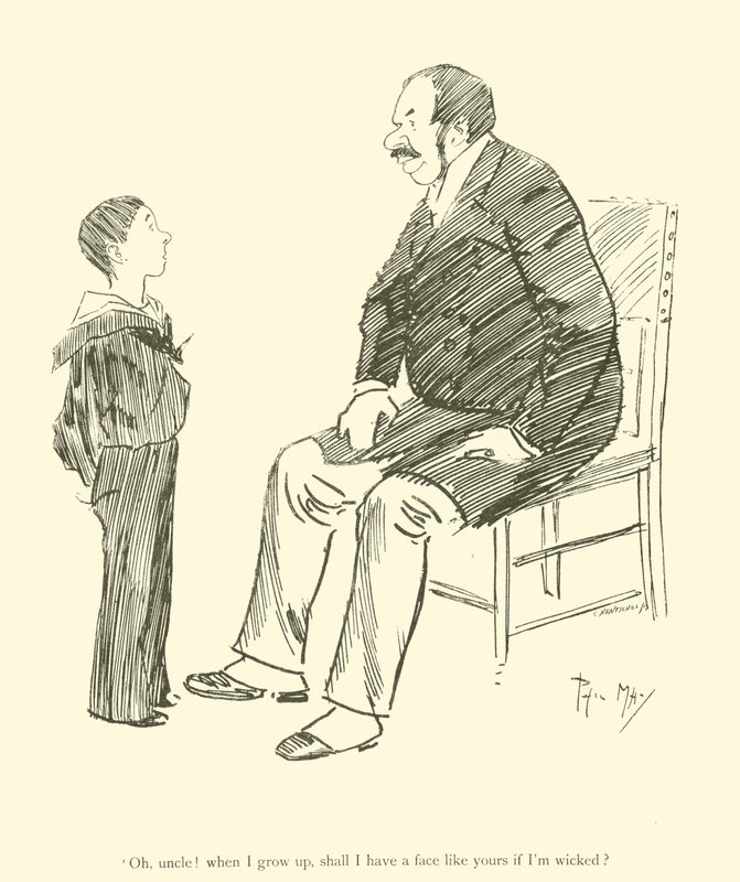 Caricature de Phil May, des années 1890 - Phil May
