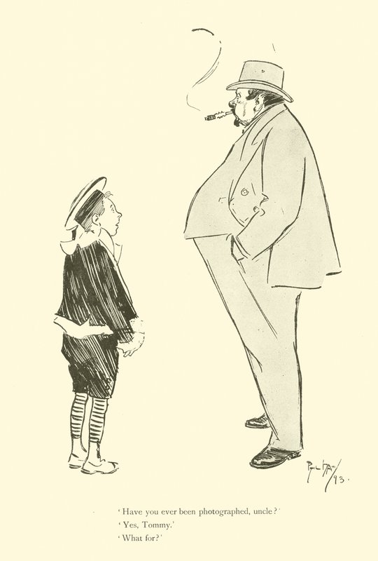 Caricature de Phil May, des années 1890 - Phil May