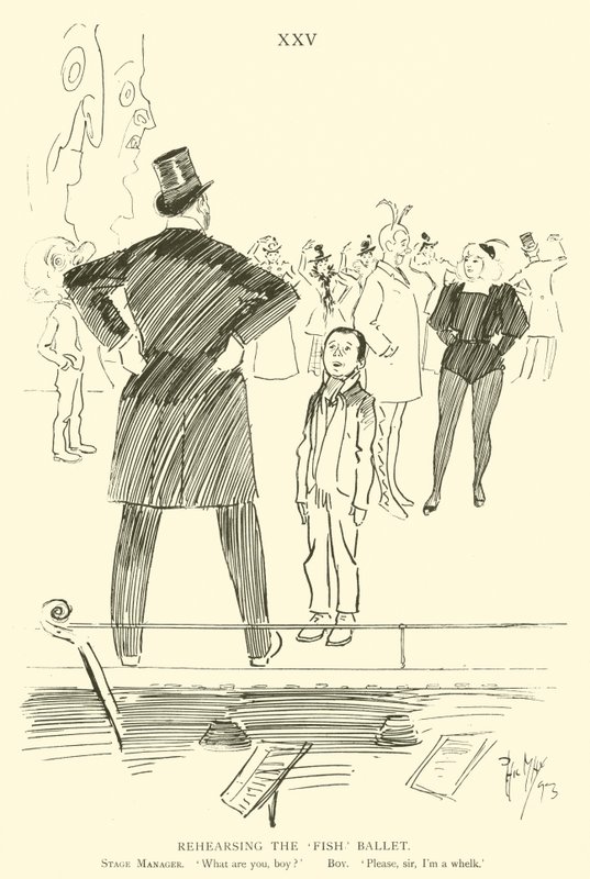 Caricature de Phil May, des années 1890 - Phil May