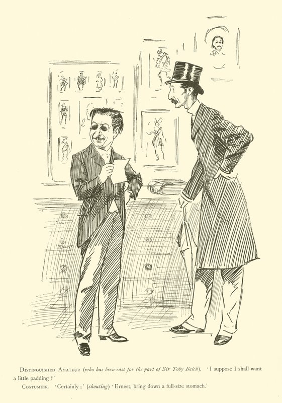 Caricature de Phil May, des années 1890 - Phil May