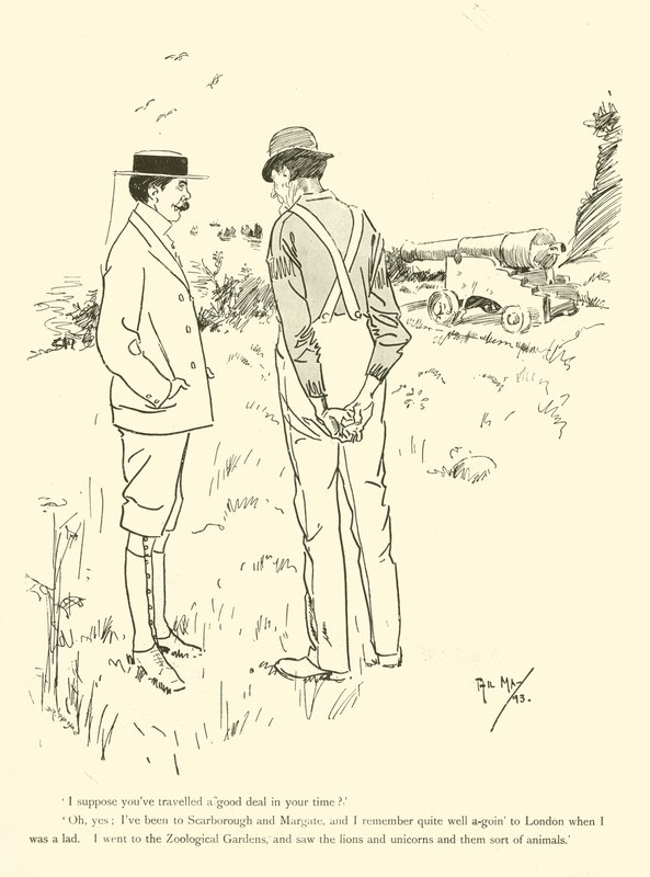 Dessin humoristique des années 1890 - Phil May