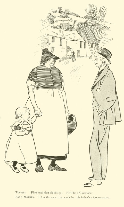 Dessin humoristique des années 1890 - Phil May