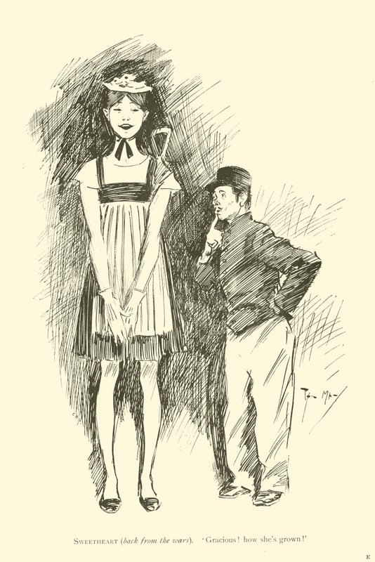 Caricature de Phil May, des années 1890 - Phil May