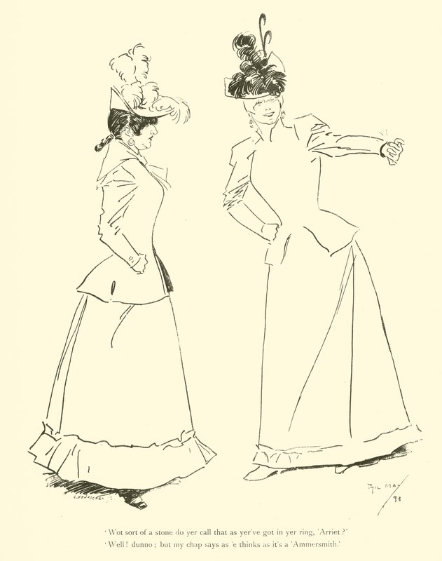 Caricature de Phil May, des années 1890 - Phil May