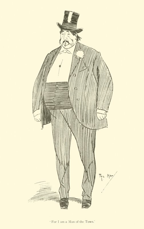 Caricature de Phil May, des années 1890 - Phil May