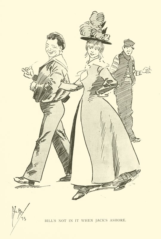 Caricature de Phil May, des années 1890 - Phil May