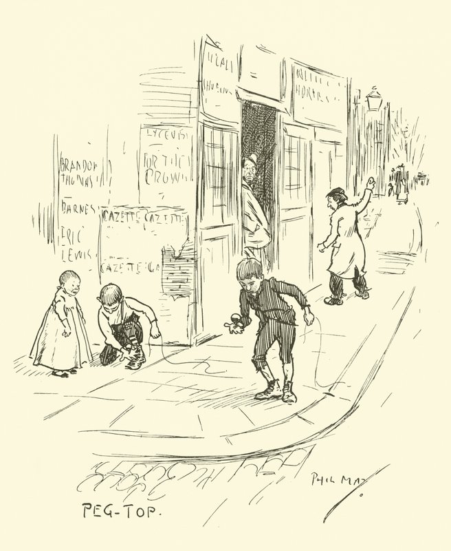 Illustration pour Phil Mays Gutter-Snipes - Phil May