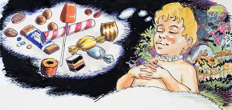 Sweet Dreams, illustration tirée de "The Water Babies" de Charles Kingsley - Philip Mendoza