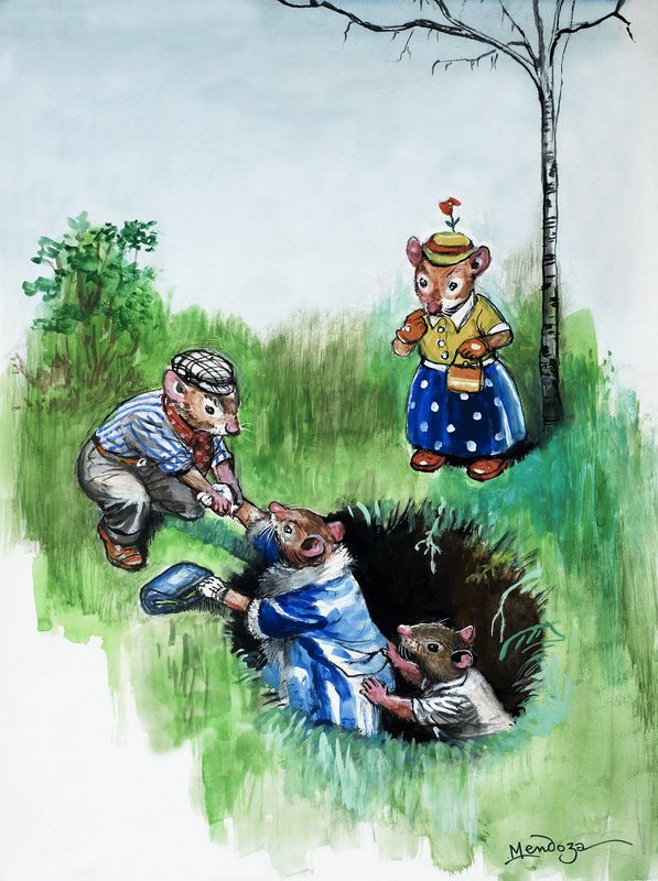 La souris des villes et la souris des champs - Philip Mendoza