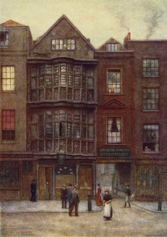 Maison de Sir Paul Pindar, Bishopsgate Street, 1877 - Philip Norman