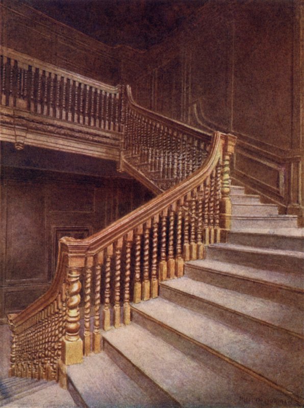 Escalier du No 10 Austin Friars, 1895 - Philip Norman