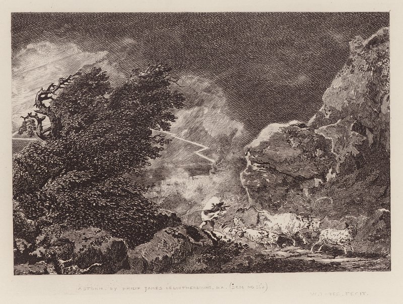 Une tempête - Philippe de (after) Loutherbourg