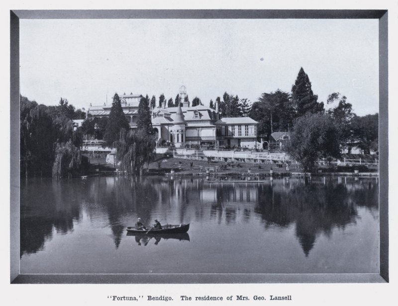 "Fortuna," Bendigo, la résidence de Mme George Lansell - Photographer Australian