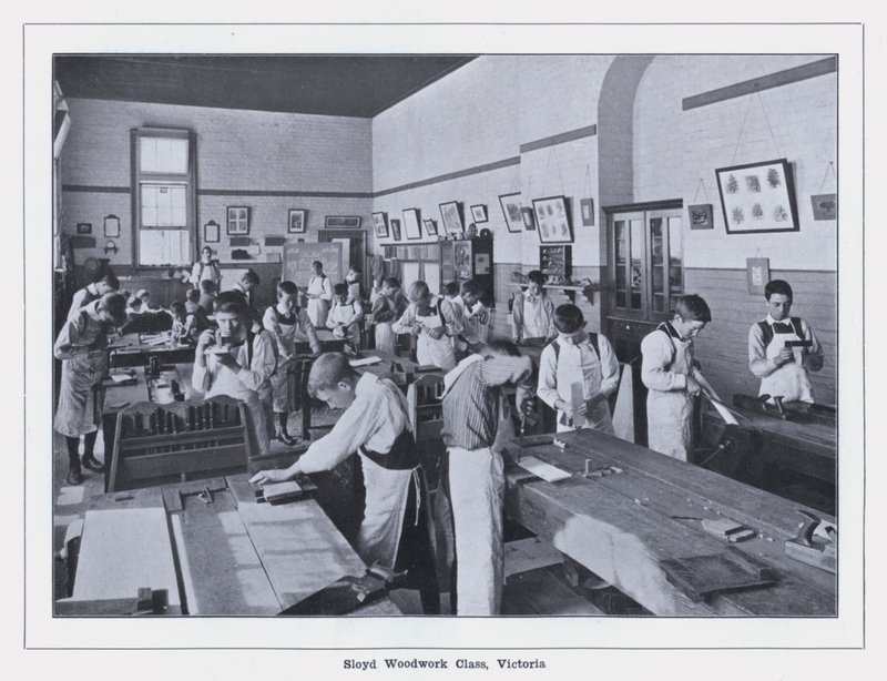 Classe de travail du bois Sloyd, Victoria - Photographer Australian