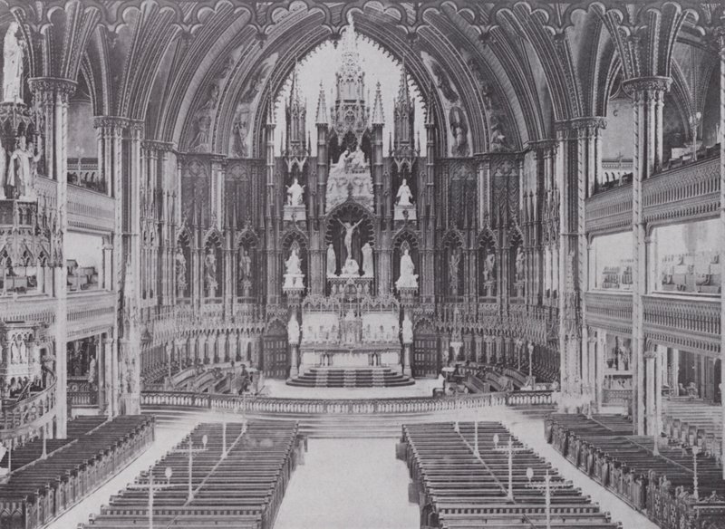 Intérieur de la cathédrale Notre-Dame, Montréal - Photographer Canadian