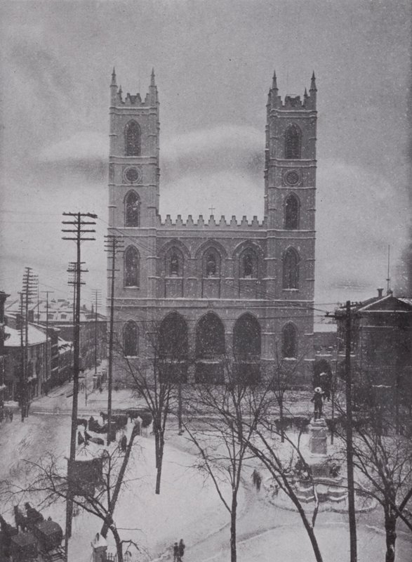 Notre Dame en hiver, Montréal - Photographer Canadian
