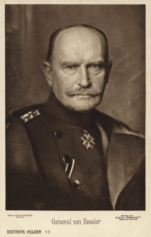 Hans Hartwig von Beseler, général allemand - Photographer German