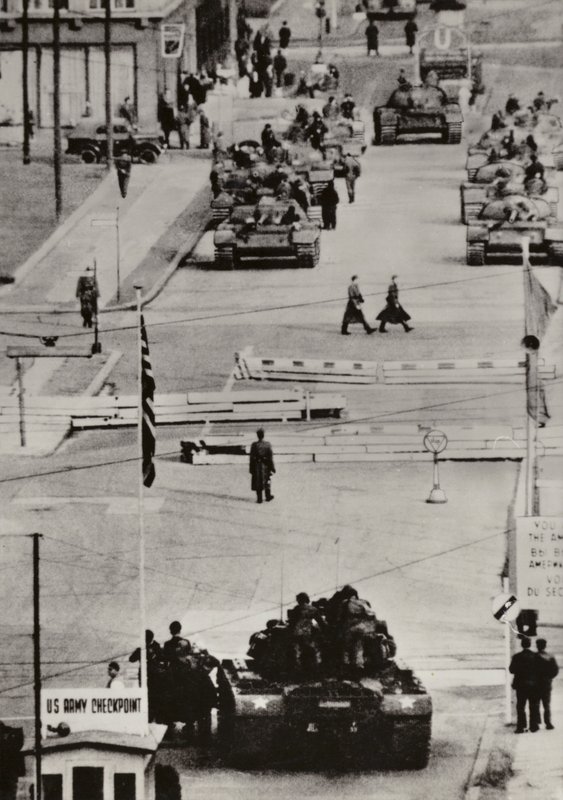 Octobre 1961, Berlin Friedrichstrasse - Photographer German